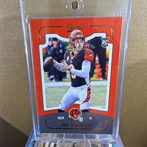 2020 Panini Chronicles Classics Football Joe Burrow Bengals RC Rookie #9 NFL